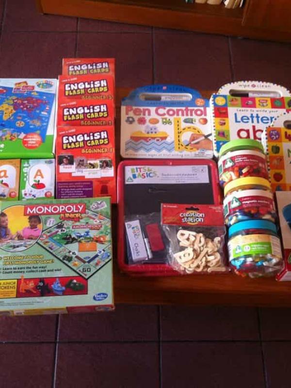 Your money goes towards buying these school supplies